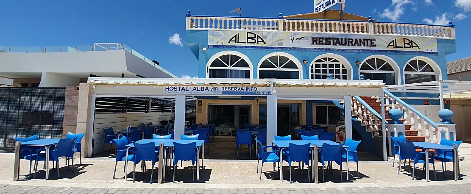 Fachada Hostal Alba